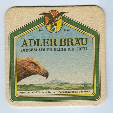 Adler podstawka Awers