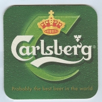 Carlsberg podstawka Awers
