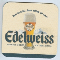 Edelweiss podstawka Awers