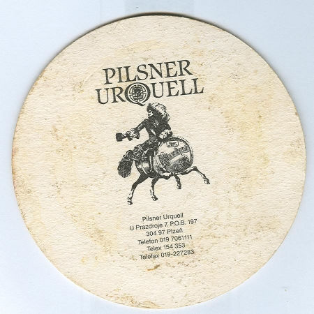 Pilsner Urquell podstawka Rewers