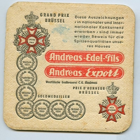 Andreas podstawka Rewers