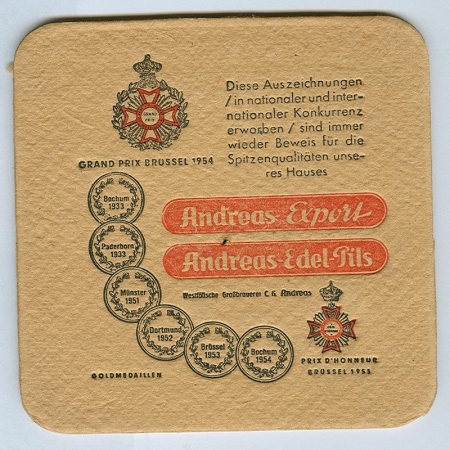 Andreas podstawka Rewers