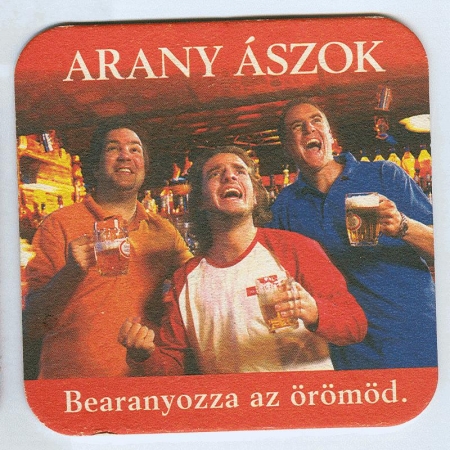 Arany Ászok podstawka Awers