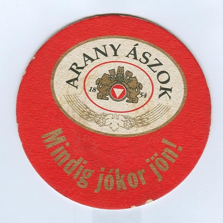 Arany Ászok podstawka Awers