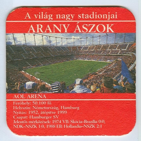 Arany Ászok podstawka Rewers