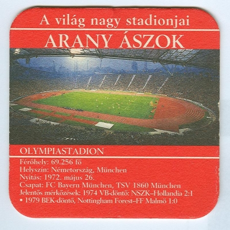 Arany Ászok podstawka Rewers