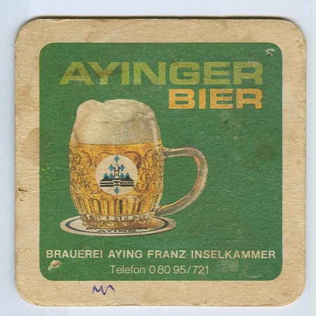 Ayinger podstawka Awers