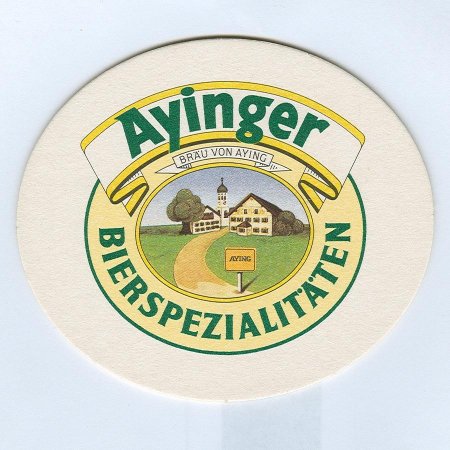 Ayinger podstawka Awers