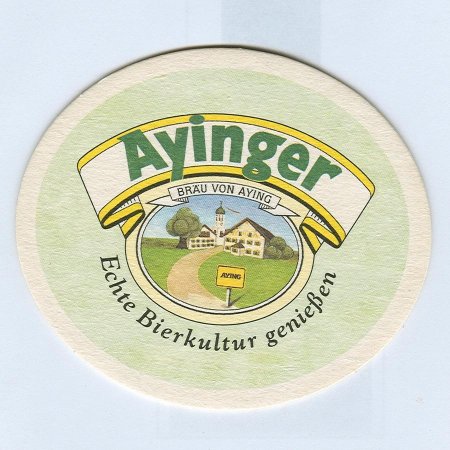 Ayinger podstawka Awers