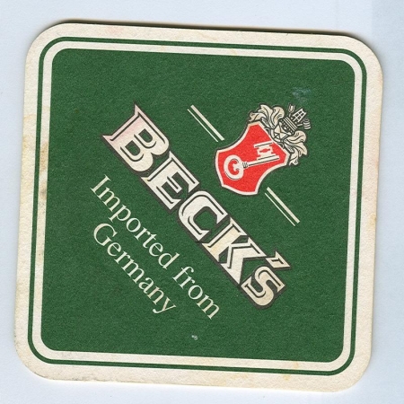 Beck's podstawka Awers