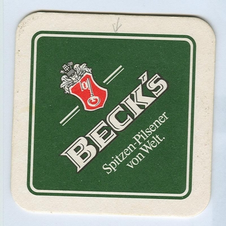 Beck's podstawka Awers