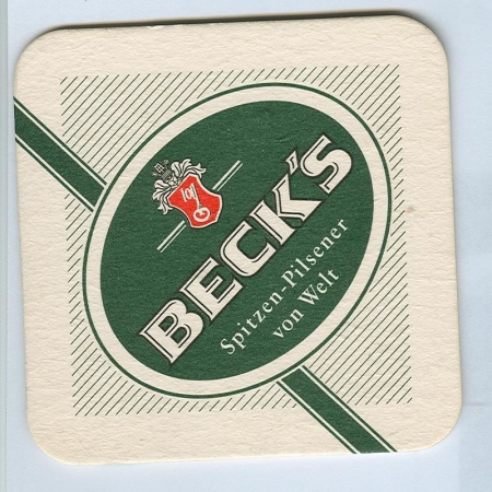 Beck's podstawka Awers