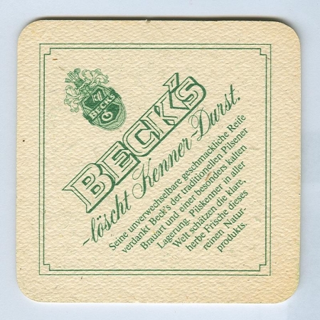 Beck's podstawka Rewers