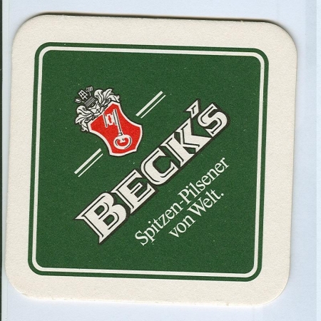 Beck's podstawka Awers