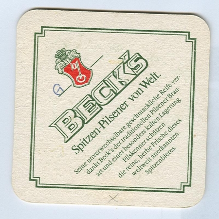 Beck's podstawka Rewers