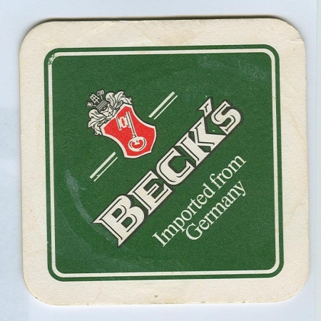 Beck's podstawka Awers