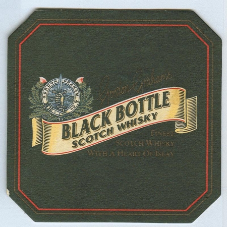 Black Bottle podstawka Awers