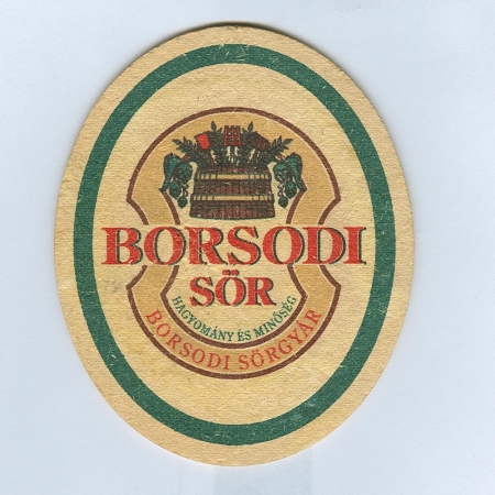 Borsodi podstawka Awers