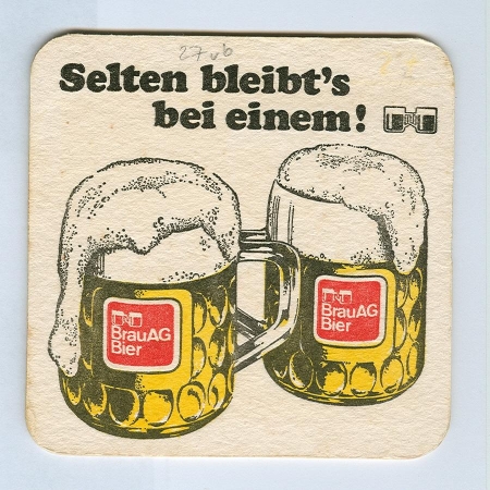 Brau AG podstawka Awers