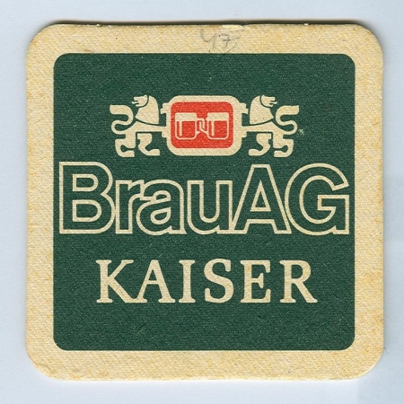 Brau AG podstawka Awers