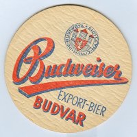Budweiser podstawka Awers