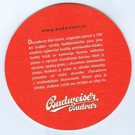 Budweiser podstawka Rewers