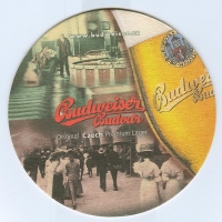 Budweiser podstawka Awers