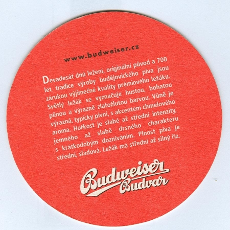 Budweiser podstawka Rewers
