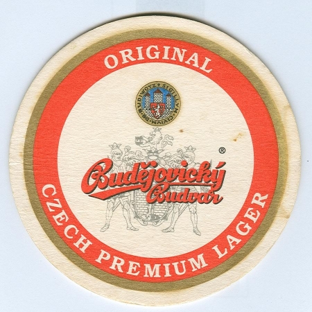 Budweiser podstawka Awers