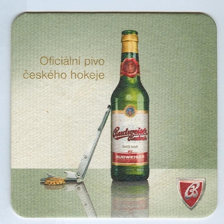 Budweiser podstawka Awers