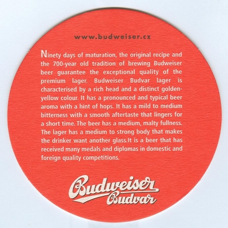 Budweiser podstawka Rewers