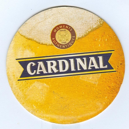 Cardinal podstawka Awers