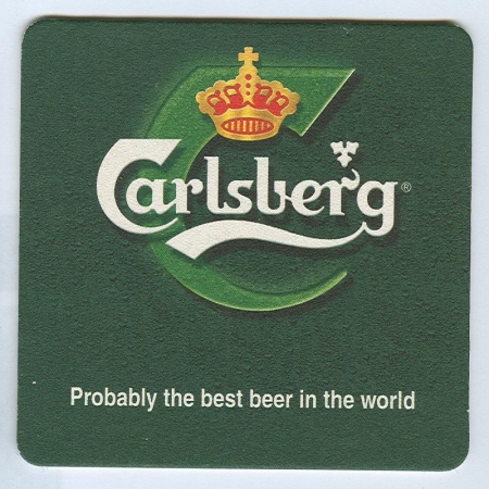 Carlsberg podstawka Awers