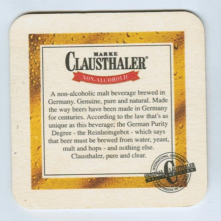 Clausthaler podstawka Rewers