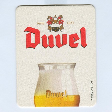 Duvel podstawka Awers