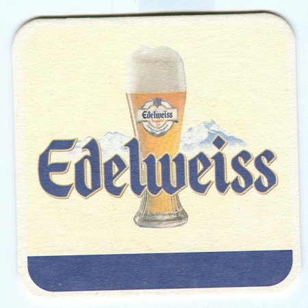 Edelweiss podstawka Awers