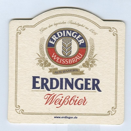 Erdinger podstawka Awers