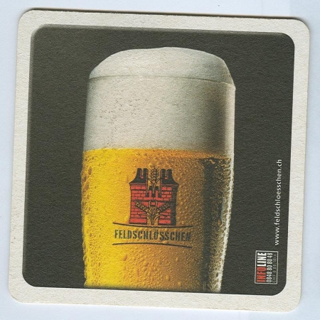 Feldschlösschen podstawka Awers