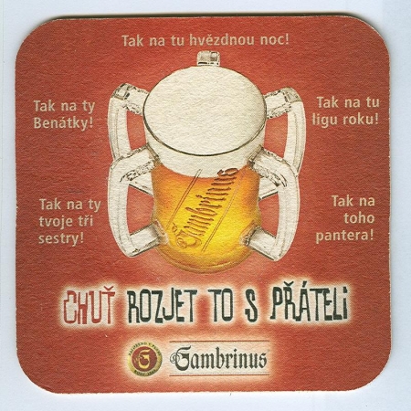 Gambrinus podstawka Awers