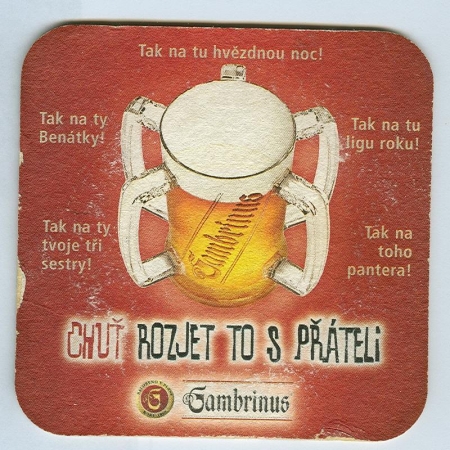 Gambrinus podstawka Awers