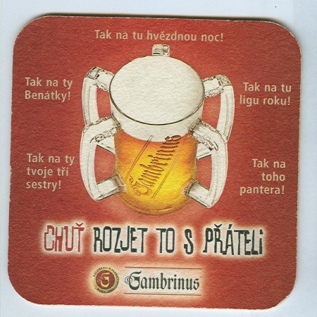 Gambrinus podstawka Awers