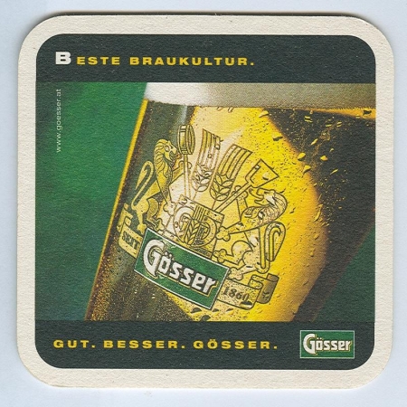 Gösser podstawka Awers