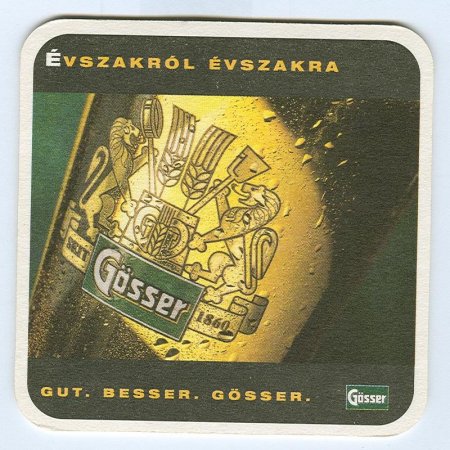 Gösser podstawka Awers