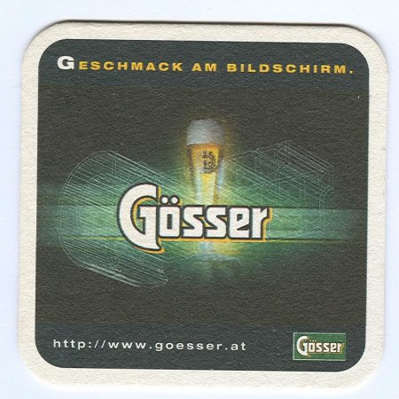 Gösser podstawka Awers