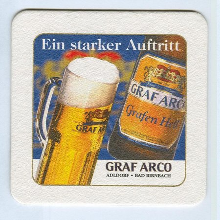 Graf Arco podstawka Awers