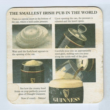 Guinness podstawka Rewers