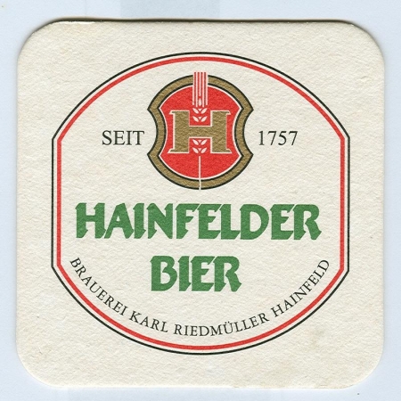Hainfelder podstawka Awers