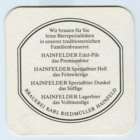 Hainfelder podstawka Rewers