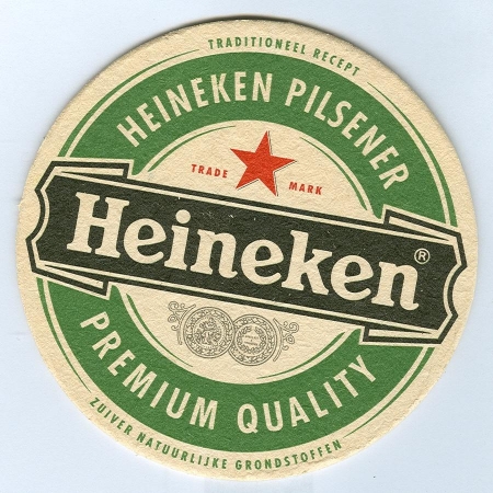 Heineken podstawka Awers