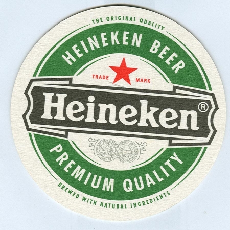 Heineken podstawka Awers